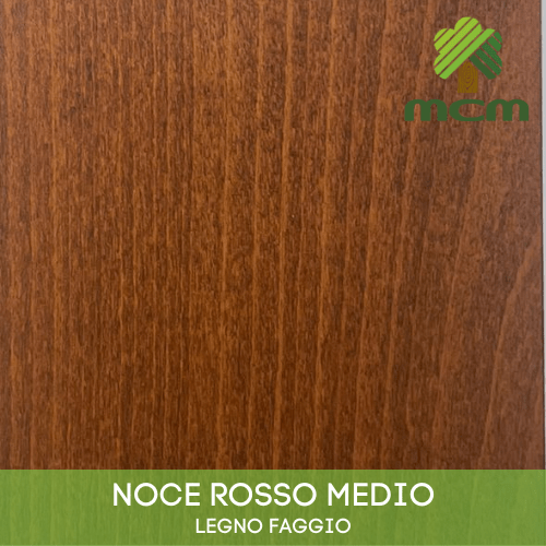 COLORE NOCE ROSSO MEDIO, LEGNO FAGGIO
