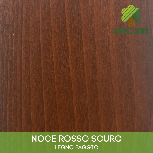 COLORE NOCE ROSSO SCURO, LEGNO FAGGIO