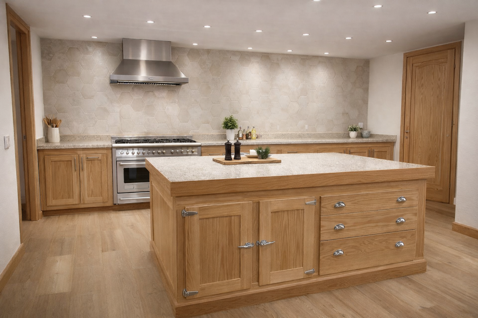 cucina in rovere