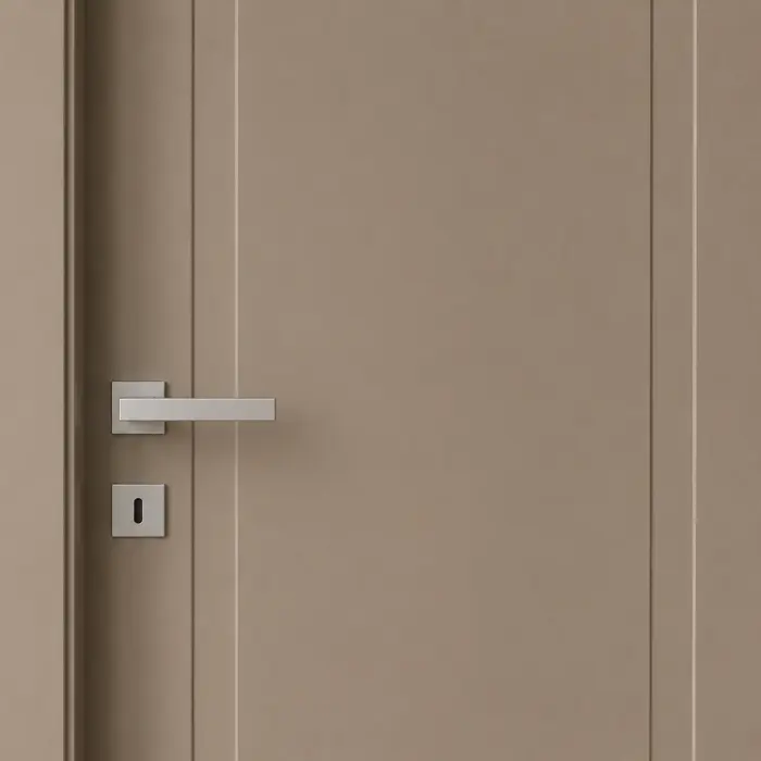 Dettaglio porta pantografata