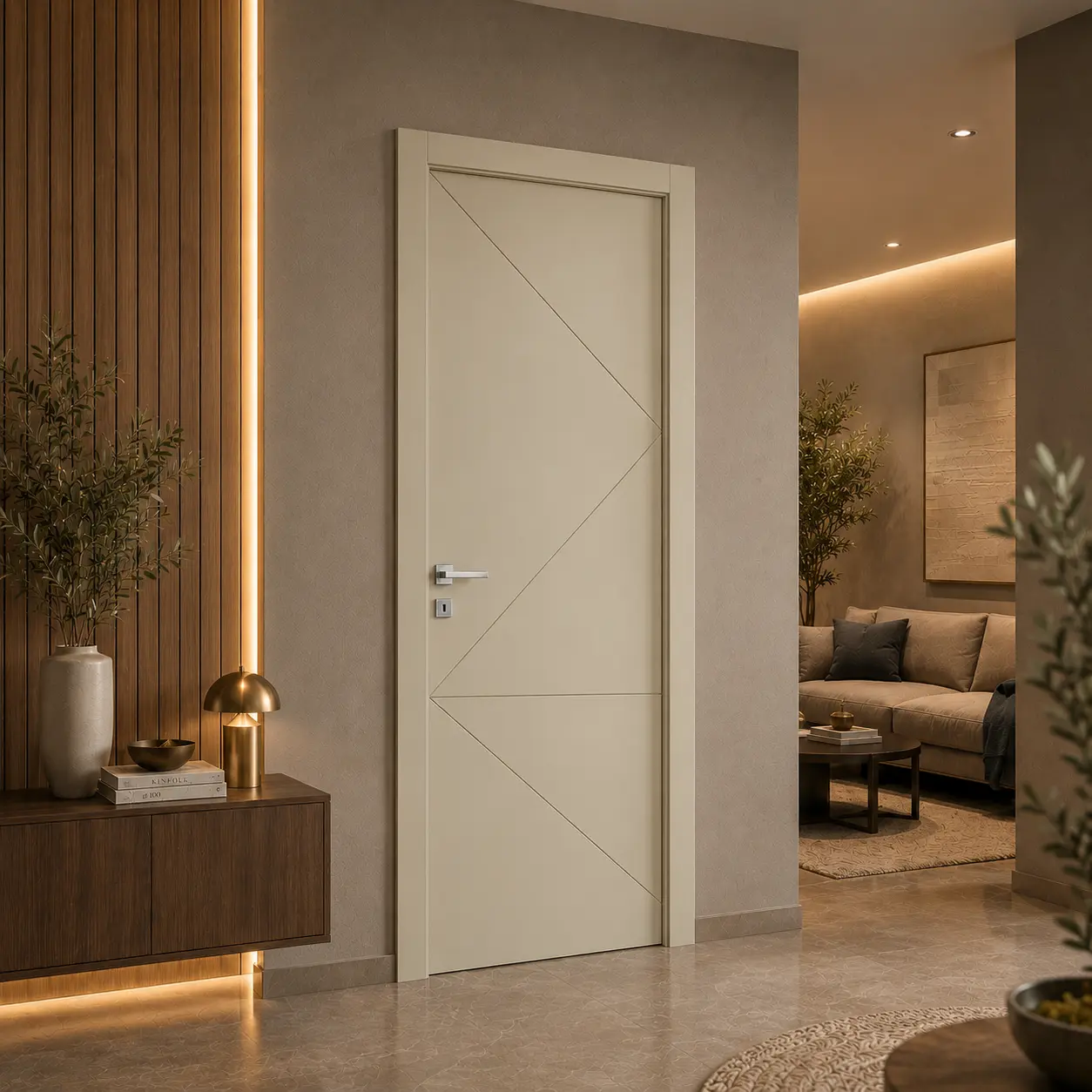 Porta Laccata colore Lino